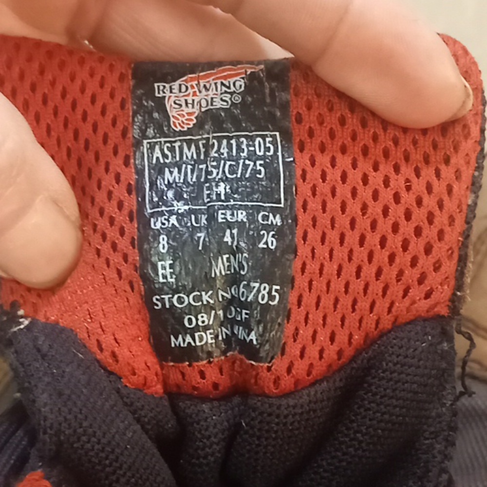 Red Wing stock number 6785 men's 8 - Picture 4 of 8